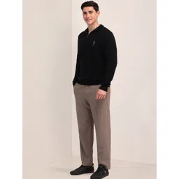 U.S. Polo Assn. Men Woollen Mock Collar Pullover Sweaters-picture-32