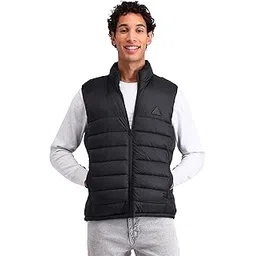 u.s. polo assn. Mens Black Solid High neck Sleeveless Casual Nylon Regular Fit Jacket-picture-31