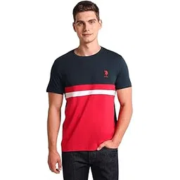 u.s. polo assn. Men's Color Block Slim Fit Shirt-picture-45