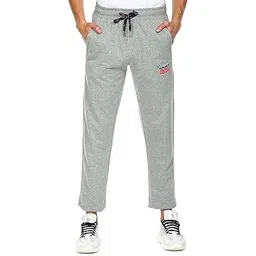 u.s. polo assn. Men's Comfort Fit Mid Rise Heathered I606 Lounge Track Pants - Pack of 1-picture-47