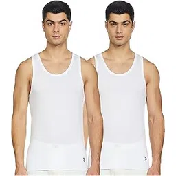 u.s. polo assn. Men's Comfort Regular Fit Cotton I024 Vest - Pack of 2-picture-20