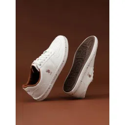U.S. Polo Assn. Men's CONRAD Off White Casual Sneakers-picture-39