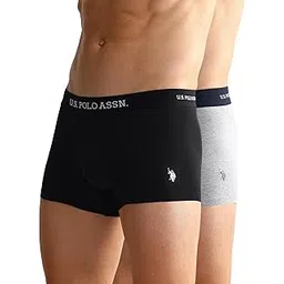 u.s. polo assn. Men's Cotton Blend Classic Solid Trunks-picture-55