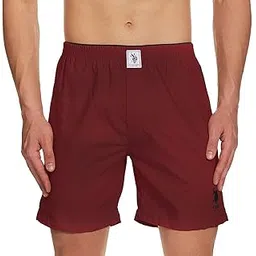 u.s. polo assn. Men's Cotton Casual Shorts(Pack of 1) (U.S POLO I108 XXL MAROON_Maroon_2XL)-picture-26