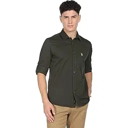 u.s. polo assn. Men's Cotton Regular Fit Shirt-picture-17