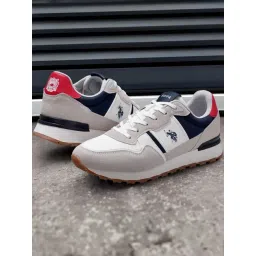 U.S. Polo Assn. Men's Grey Casual Sneakers image 1