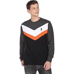 u.s. polo assn. Men's Polyester;Cotton Turtle Neck Sweatshirt-picture-33