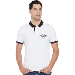 u.s. polo assn. Men's Solid Regular Fit Polo Shirt-picture-23