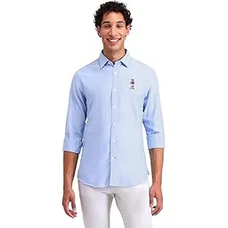 u.s. polo assn. Men's Solid Tailored Fit Shirt-picture-40