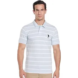 u.s. polo assn. Men's Striped Regular Fit Polo Shirt-picture-13