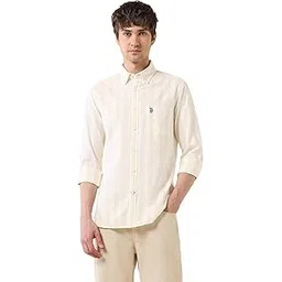 u.s. polo assn. Men's Striped Regular Fit Shirt-picture-22