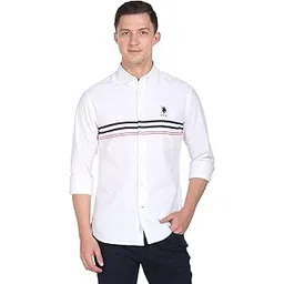 u.s. polo assn. Men's Striped Regular Fit Shirts-picture-21