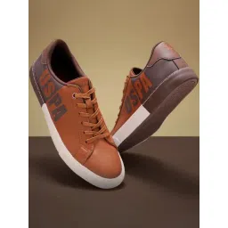 U.S. Polo Assn. Men's Tan Casual Sneakers-picture-32