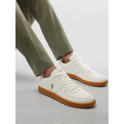 U.S. Polo Assn. Men's White Casual Sneakers-picture-34