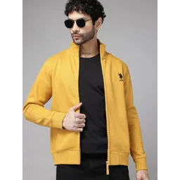 U.S. Polo Assn. Mock Collar Front-Open Fleece Sweatshirt-picture-22