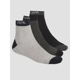 U.S. Polo Assn. Multicolor Ankle Length Socks - Pack of 3-picture-35