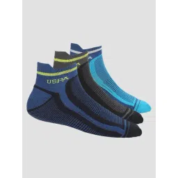 U.S. Polo Assn. Multicolor Ankle Length Socks - Pack of 3-picture-42