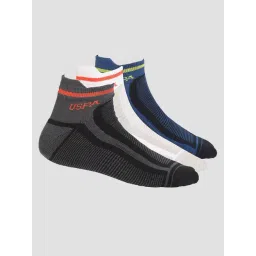 U.S. Polo Assn. Multicolor Ankle Length Socks - Pack of 3-picture-39