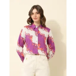 U.S. Polo Assn. Multicolor Cotton Regular Fit Floral Print Shirt-picture-33