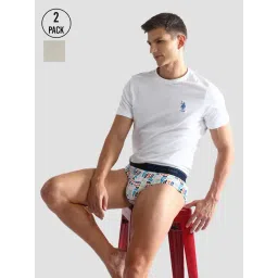 U.S. Polo Assn. Multicolor Regular Fit Briefs - Pack of 2-picture-33