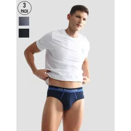 U.S. Polo Assn. Multicolor Regular Fit Briefs - Pack of 3-picture-37