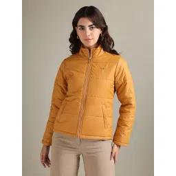 U.S. Polo Assn. Mustard Regular Fit Puffer Jacket-picture-21