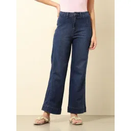 U.S. Polo Assn. Navy Cotton Wide Leg Fit Jeans-picture-27