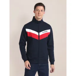 U.S. Polo Assn. Navy Regular Fit Striped Sweatshirt-picture-41