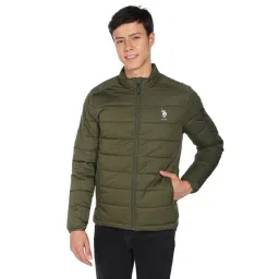 U.S. Polo Assn. Olive Regular Fit Quilted Jackets-picture-17