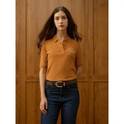 U.S. Polo Assn. Orange Cotton Regular Fit Polo T-Shirt-picture-38