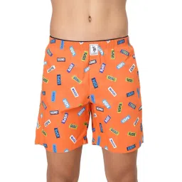 U.S. Polo Assn. Orange Cotton Regular Fit Printed Boxers-picture-36