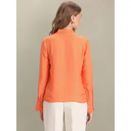 U.S. Polo Assn. Orange Striped Top image 2