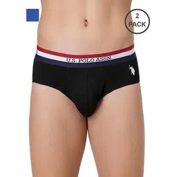 u.s. polo assn. Pack of 2 Striped Waistband Antibacterial EB002 Briefs-picture-36