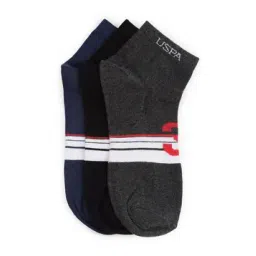 u.s. polo assn. Pack of 3 Men Striped Ankle-Length Everyday Socks-picture-45