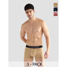 U.S. Polo Assn. Pack Of 3 Printed Mid-Rise Short TrunksOET14-NFP-P3-picture-44