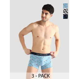 U.S. Polo Assn. Pack Of 3 Printed Short TrunksOET14-BNW-P3-picture-21