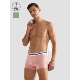 U.S. Polo Assn. Pink & Light Green Trunks - Pack of 2-picture-37
