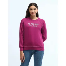 U.S. Polo Assn. Pink Cotton Printed Sweatshirt-picture-36
