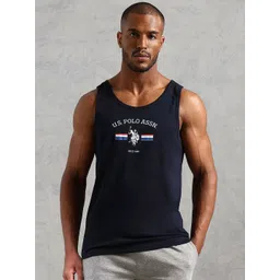 U.S. Polo Assn. Printed Pure Cotton Gym Vest OEV02-N01-PL-picture-14