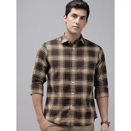 U.S. Polo Assn. Pure Cotton Tailored Fit Checked Casual Shirt-picture-27