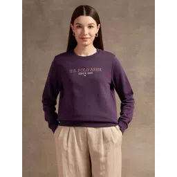 U.S. Polo Assn. Purple Embroidered Logo Sweatshirt-picture-34