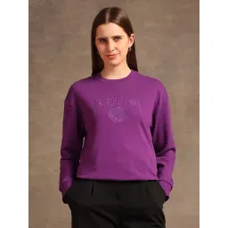 U.S. Polo Assn. Purple Graphic Print Sweatshirt-picture-21