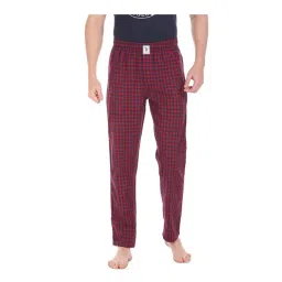 U.S. Polo Assn. Red & Blue Checks Lounge Pants-picture-29