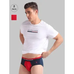 U.S. Polo Assn. Red & Navy Briefs - Pack of 2-picture-44