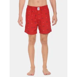 U.S. Polo Assn. Red Cotton Regular Fit Printed Boxers-picture-21
