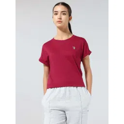 U.S. Polo Assn. Red Cotton Regular Fit T-Shirt image 1