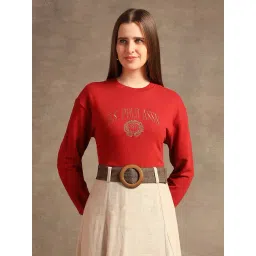 U.S. Polo Assn. Red Graphic Print Sweatshirt-picture-24