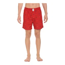 U.S. Polo Assn. Red Regular Fit Printed Boxers-picture-31