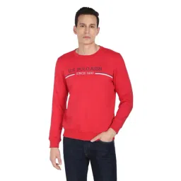 U.S. Polo Assn. Red Regular Fit Printed SweatShirt-picture-14