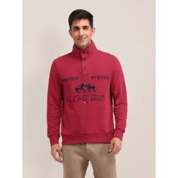 U.S. Polo Assn. Red Regular Fit Printed Sweatshirt-picture-17